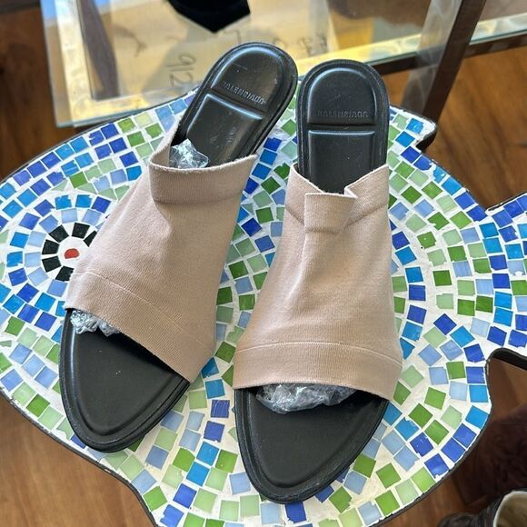 Authentic Ballenciaga Stretch Sandal Mule Size 39 - Picture 4 of 8